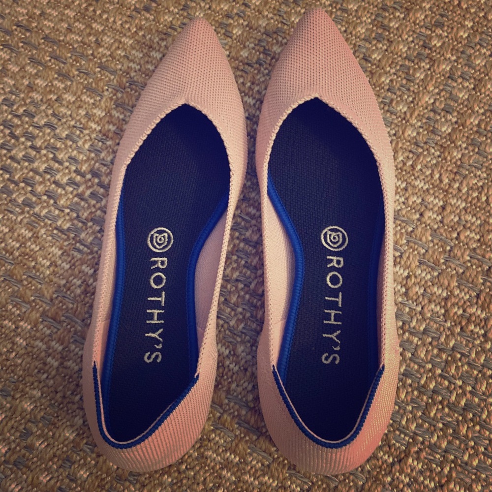 Rothy’s the Point Light Pink 8